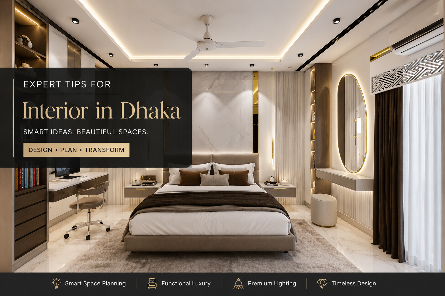 বাংলাদেশে Home Interior Design: ১০টি স্মার্ট ডিজাইন টিপস যা আপনার বাসার সৌন্দর্য ও ব্যবহারযোগ্যতা বাড়াবে